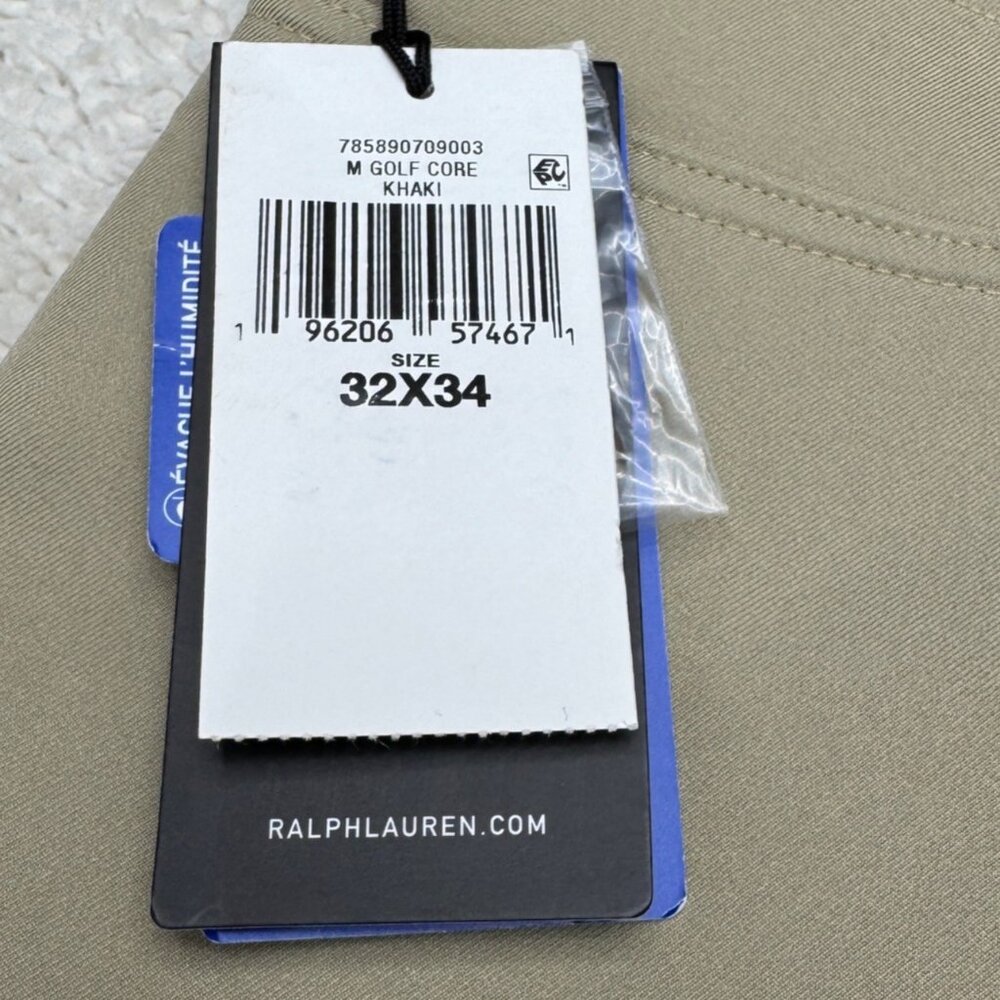 RLX Ralph Lauren Men's Golf Core Khaki Pants Active Fit, Size 32 x 34 NWT - Picture 8 of 13